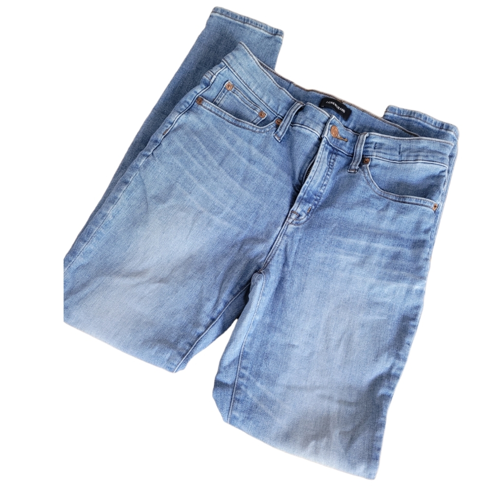J. Crew 9" High-Rise Toothpick Jeans